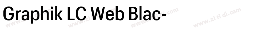 Graphik LC Web Blac字体转换